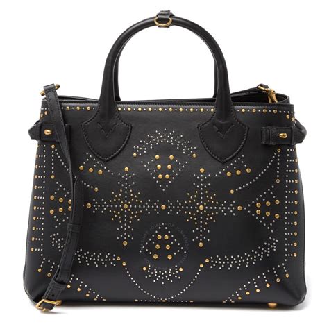 burberry studded satchel